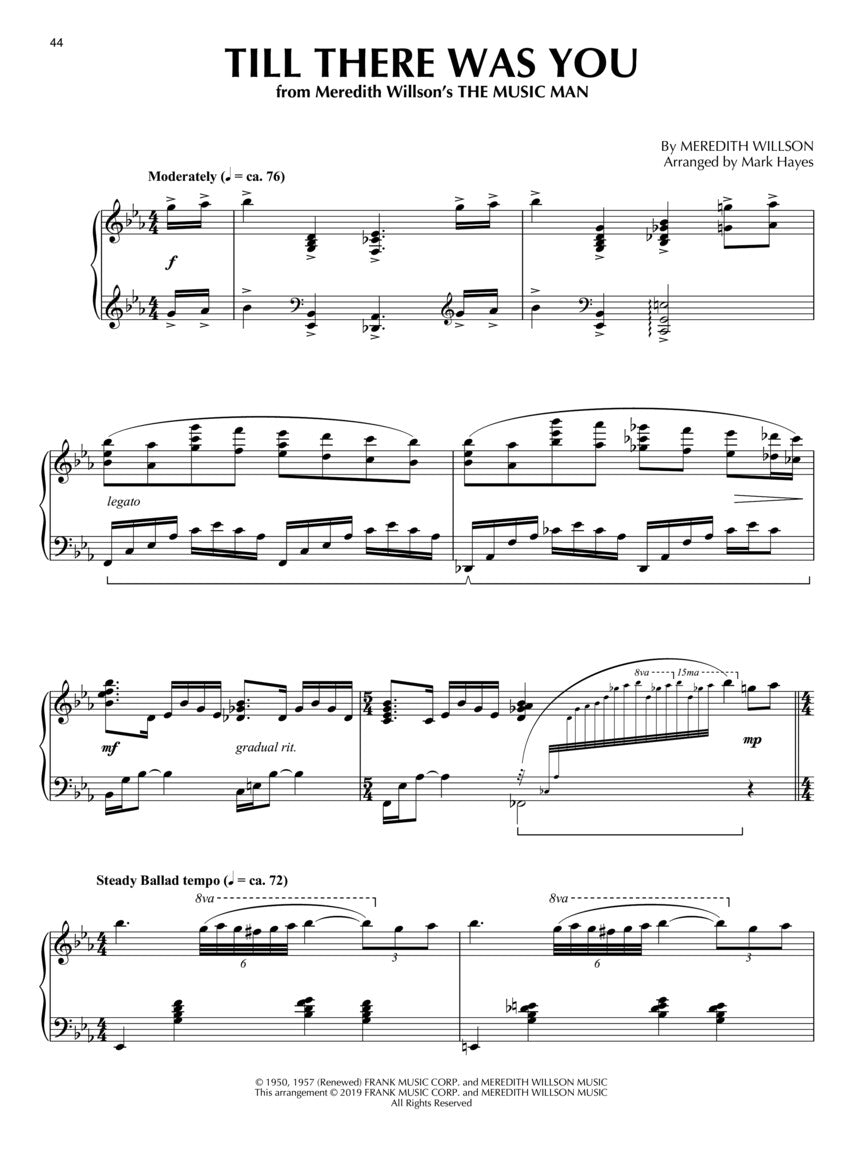 Broadway Classics for Piano Solo