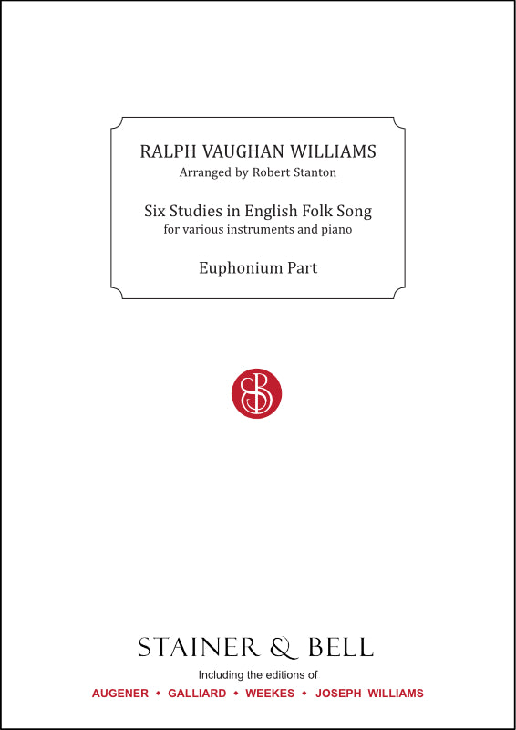 Vaughan Williams: 6 Studies in English Folk Song (arr. for euphonium)