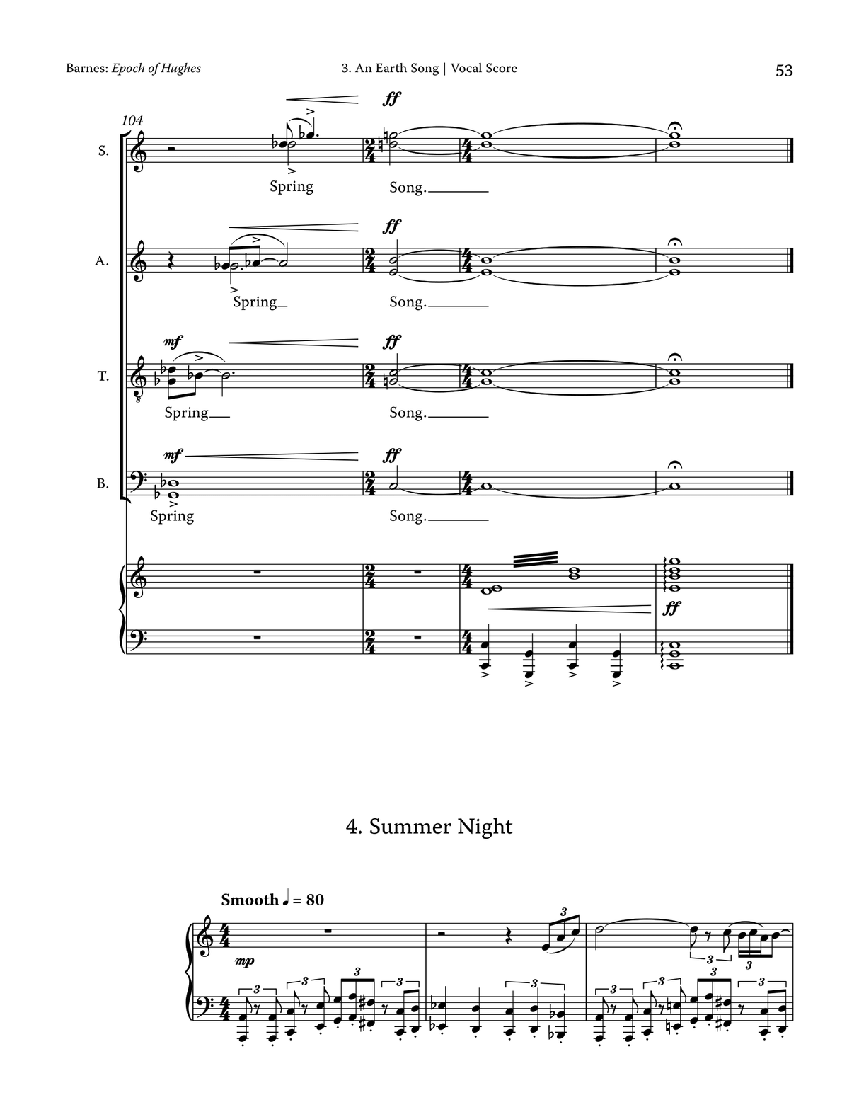 Barnes: Epoch of Hughes