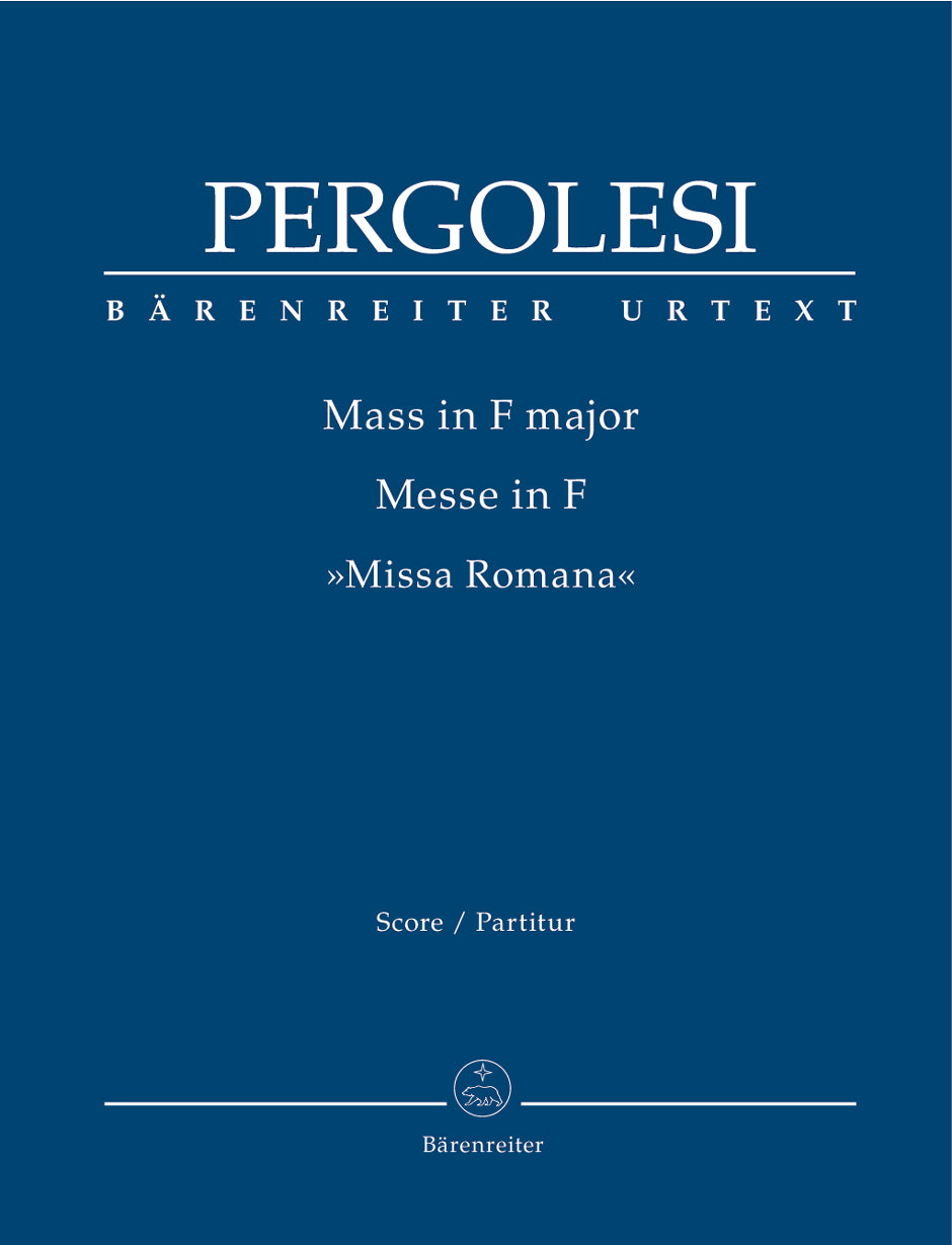 Pergolesi: Mass in F Major ("Missa Romana")