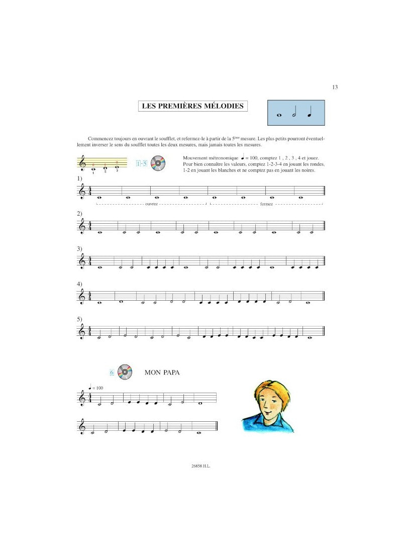 Maugain: Méthode d'accordéon - Volume 1 (Débutants)