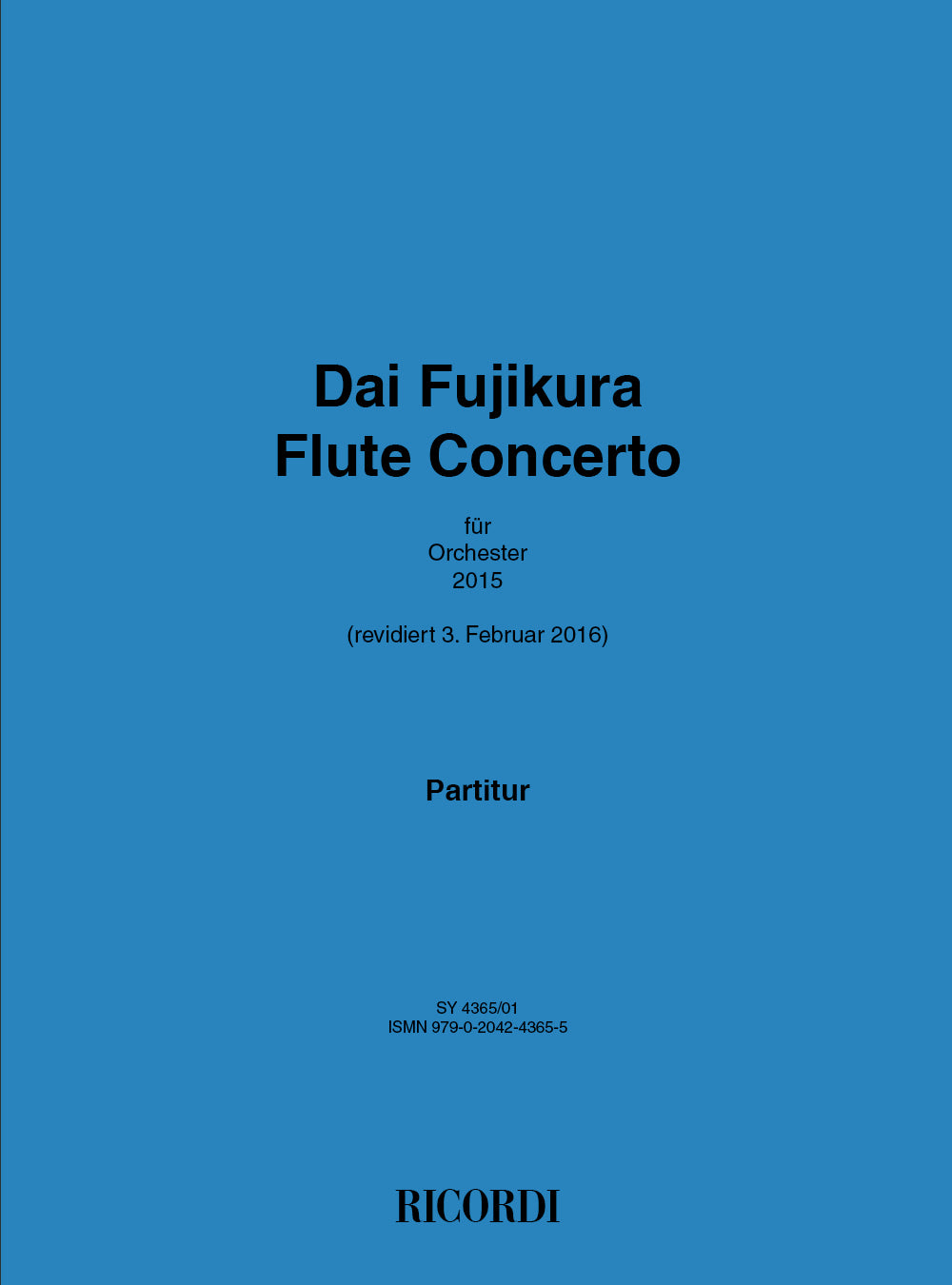 Fujikura: Flute Concerto for Orchestra