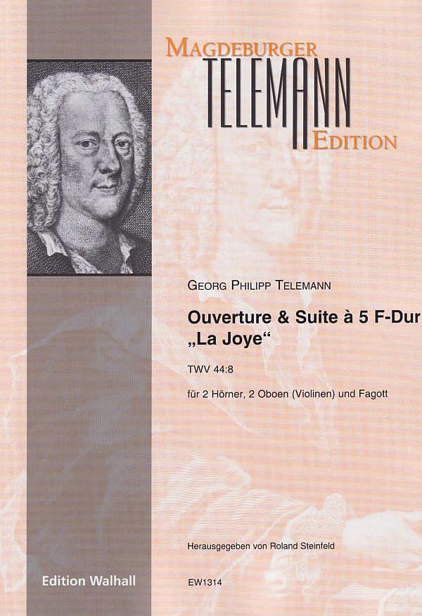 Telemann: Overture & Suite for 5 in F Major ("La Joye"), TWV 44:8