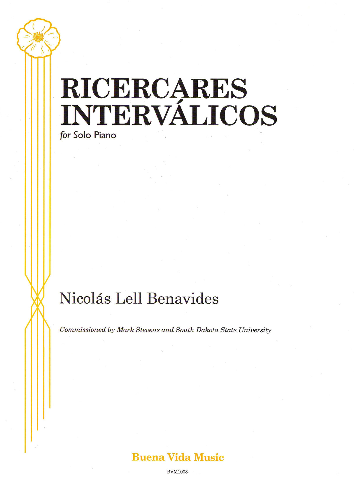 Benavides: Ricercares Interválicos