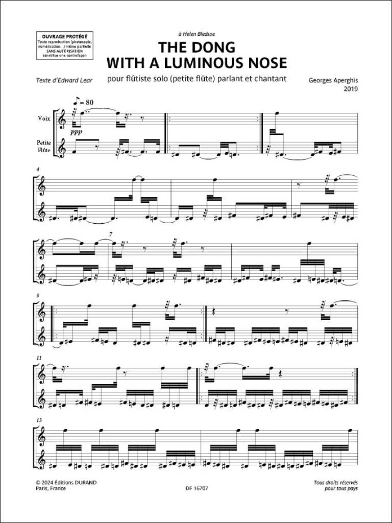 Aperghis: The Dong with a Luminous Nose