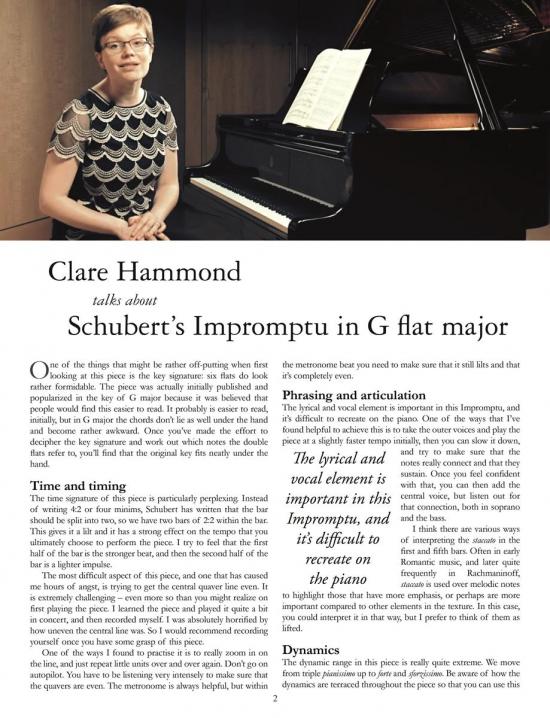 Schubert: Impromptu in G-flat Major, D 899, Op. 90, No. 3