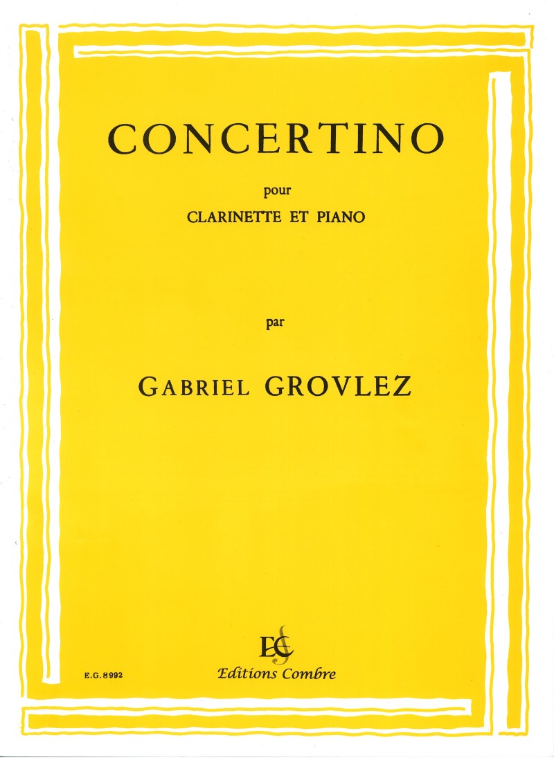 Grovlez: Concertino for Clarinet & Piano
