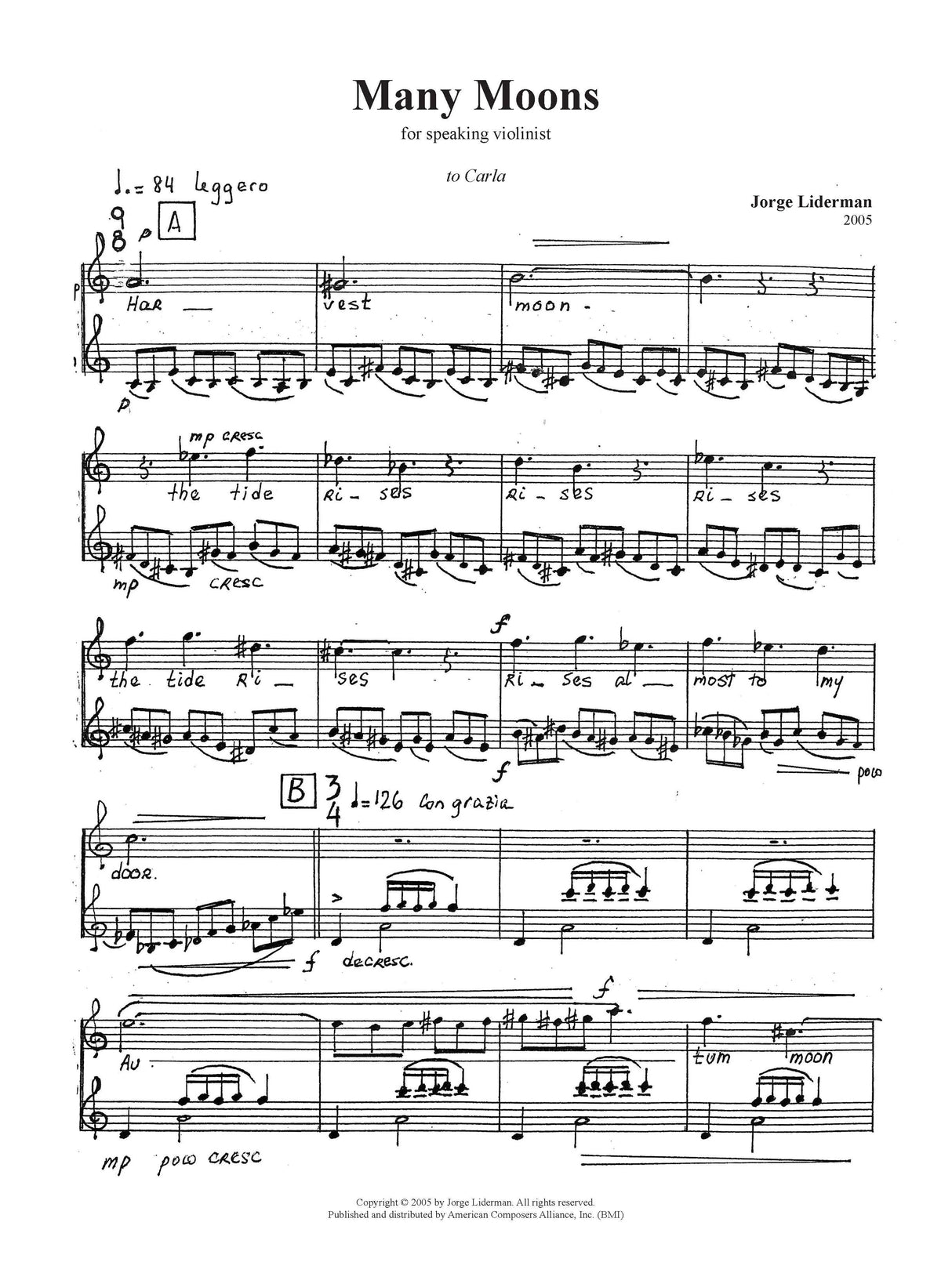 Liderman: Many Moons