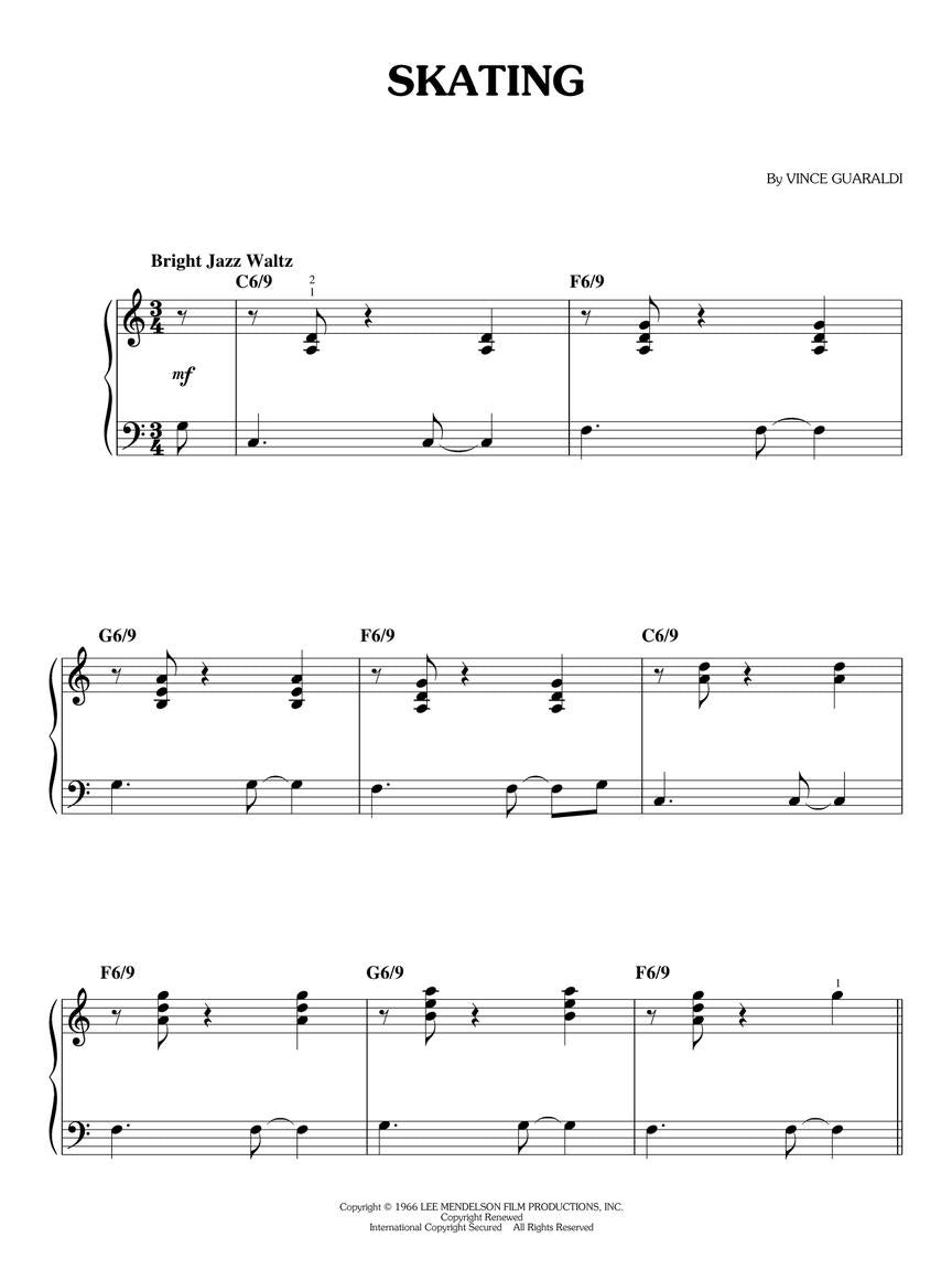 A Charlie Brown Christmas™ (arr. for easy piano)
