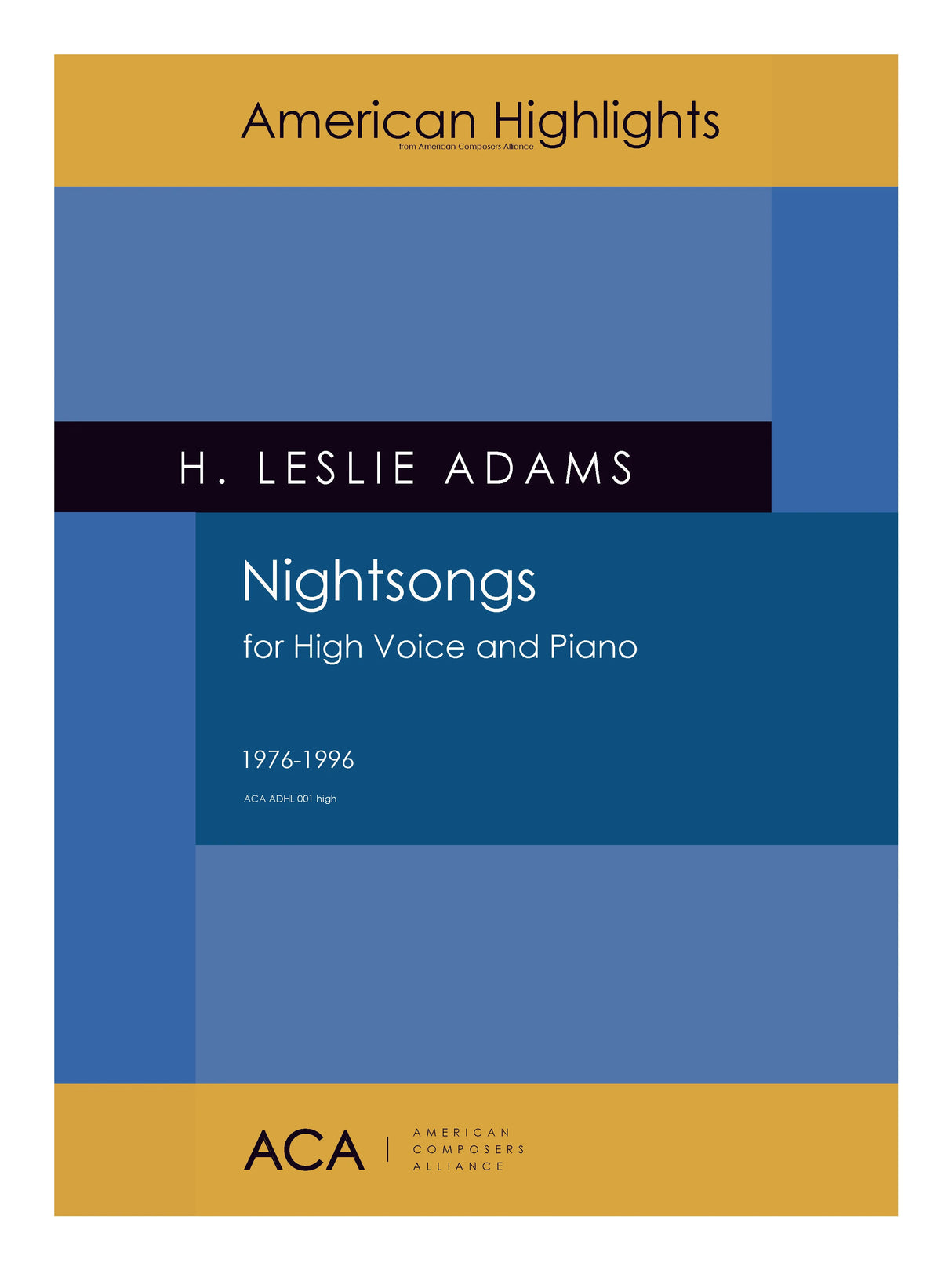 H.L. Adams: Nightsongs