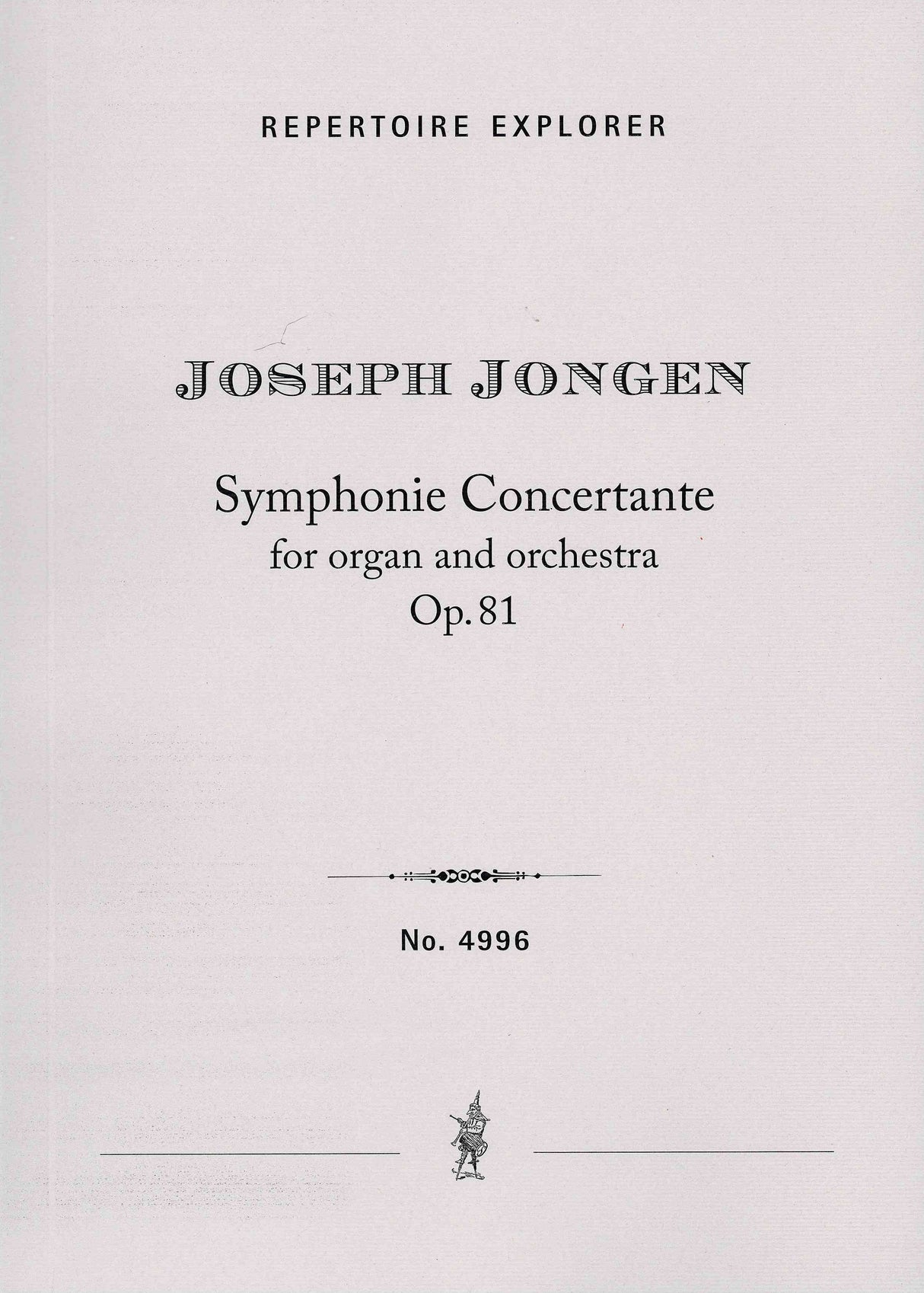 Jongen: Symphonie Concertante, Op. 81
