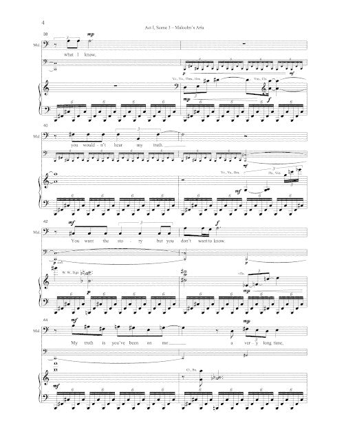 Davis: Malcolm's Prison Aria from X