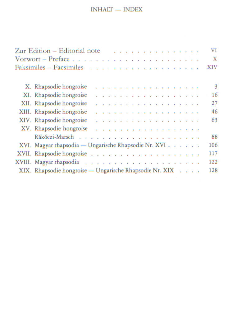Liszt: Hungarian Rhapsodies II (Nos. X-XIX)