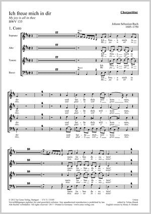 Bach: Ich freue mich in dir, BWV 133