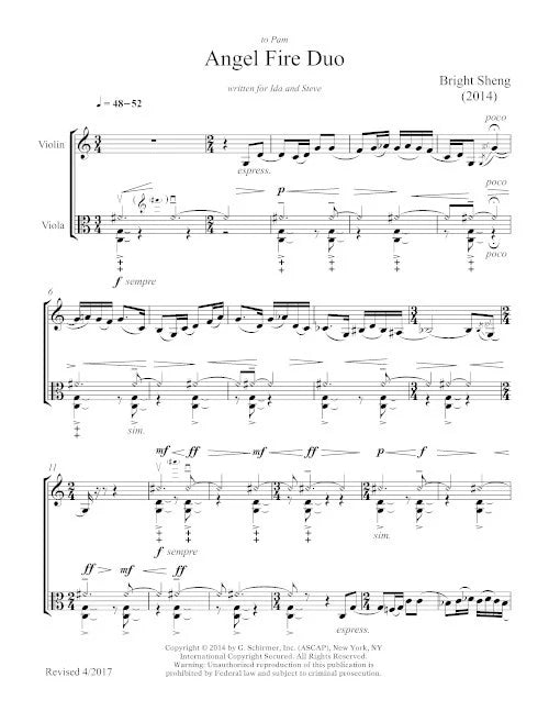 Sheng: Angel Fire Duo