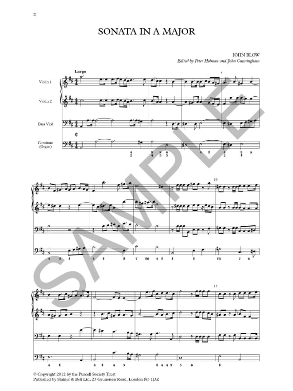 Restoration Trio Sonatas - Set 2