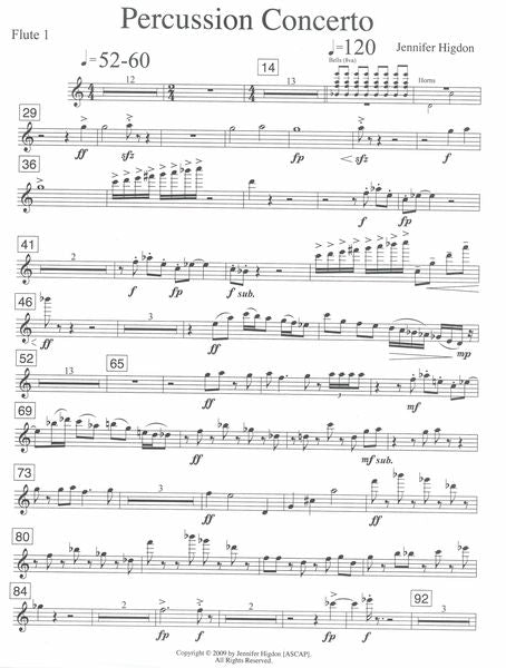 Higdon: Percussion Concerto (Version for Symphonic Band)