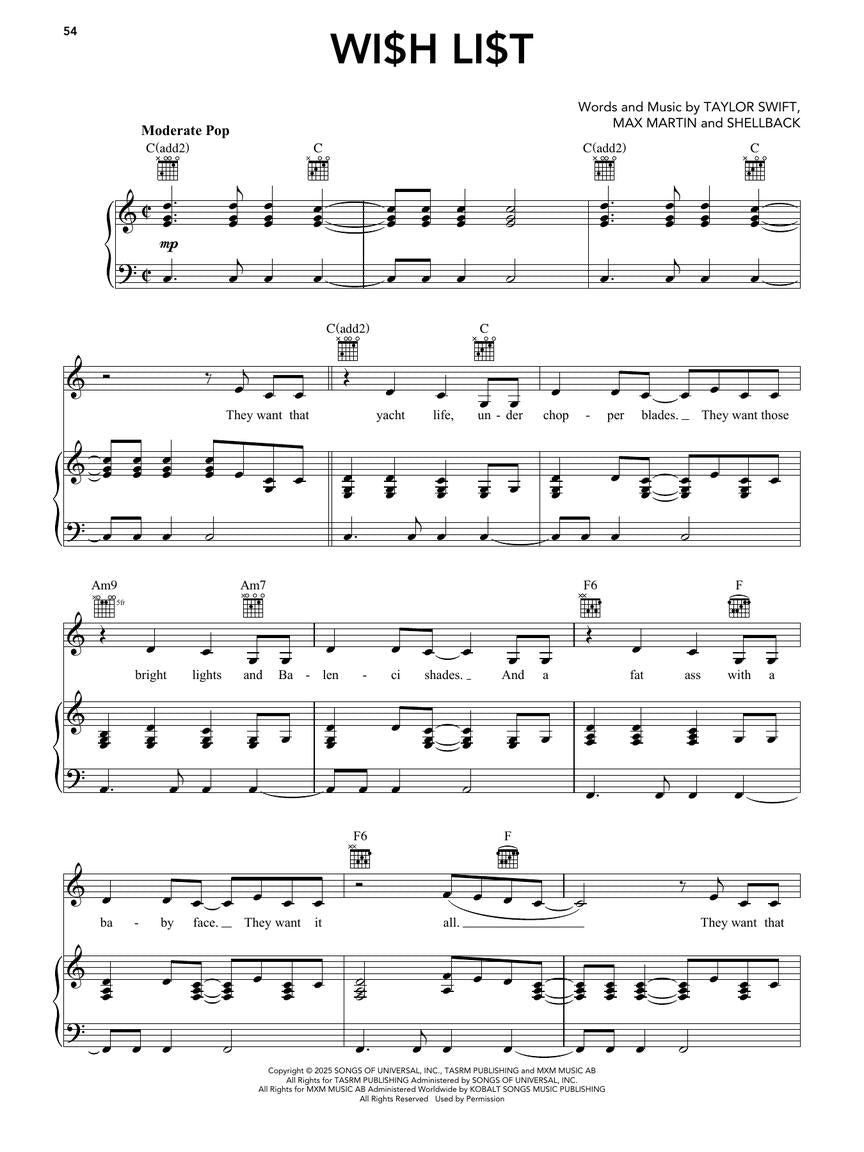 Taylor Swift – The Life of a Showgirl