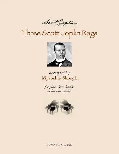 Joplin: 3 Rags (arr. for piano 4-hands)