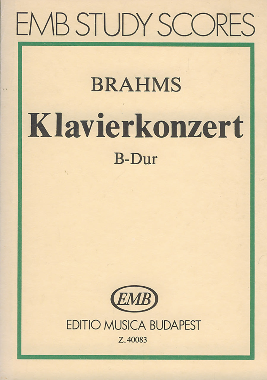 Brahms: Piano Concerto in B-flat Major, Op. 83