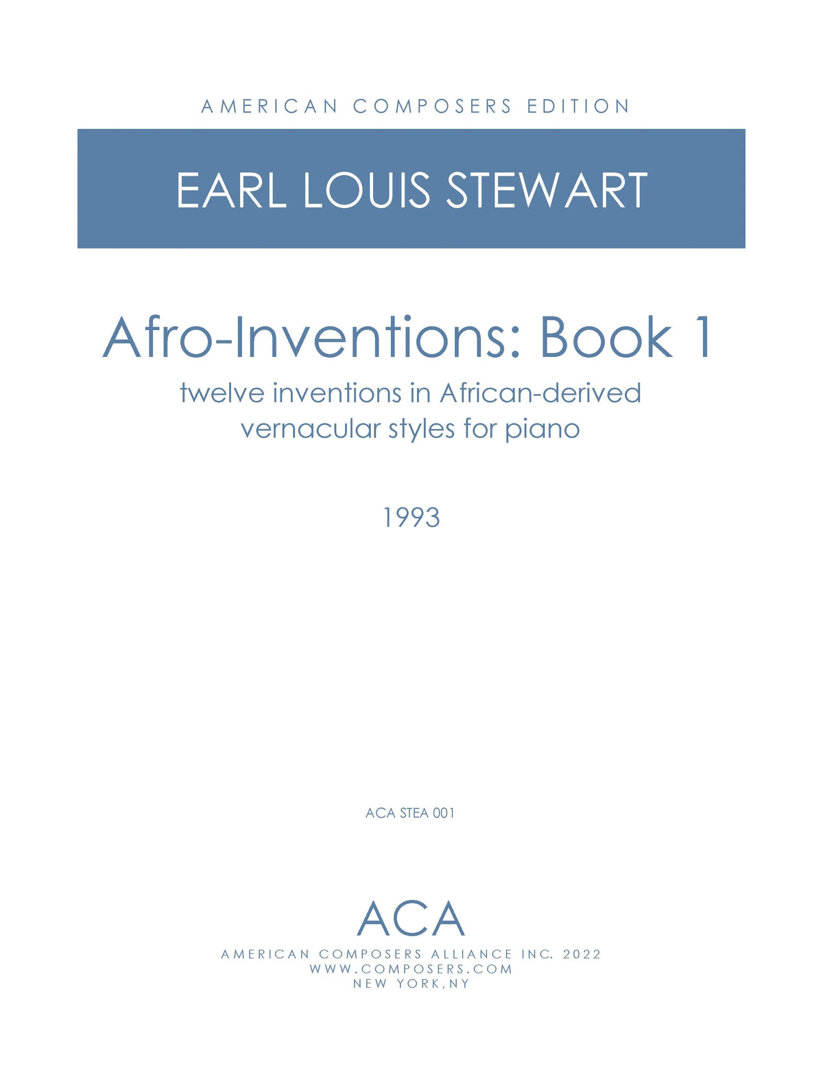 Stewart: Afro-Inventions - Book 1
