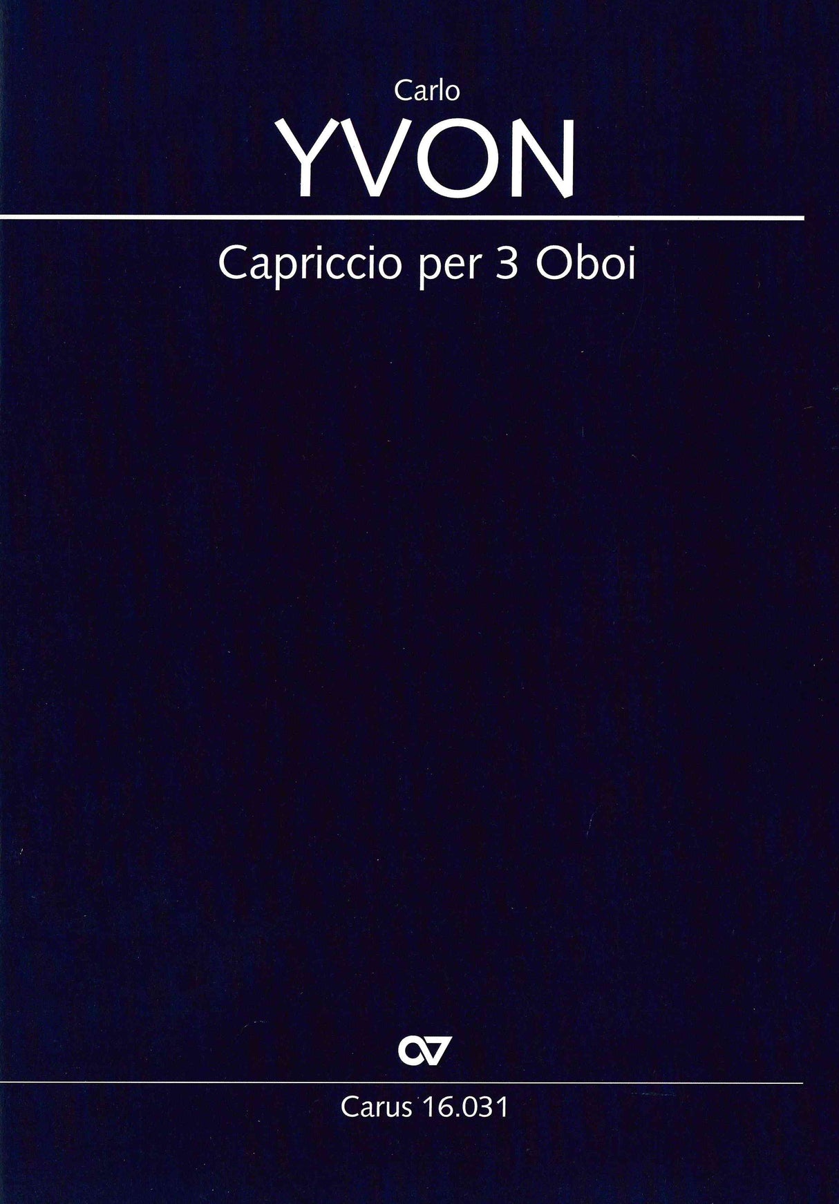 Yvon: Capriccio per 3 Oboi