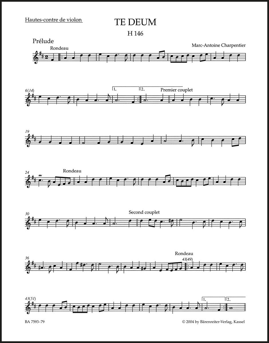 Charpentier: Te Deum, H 146