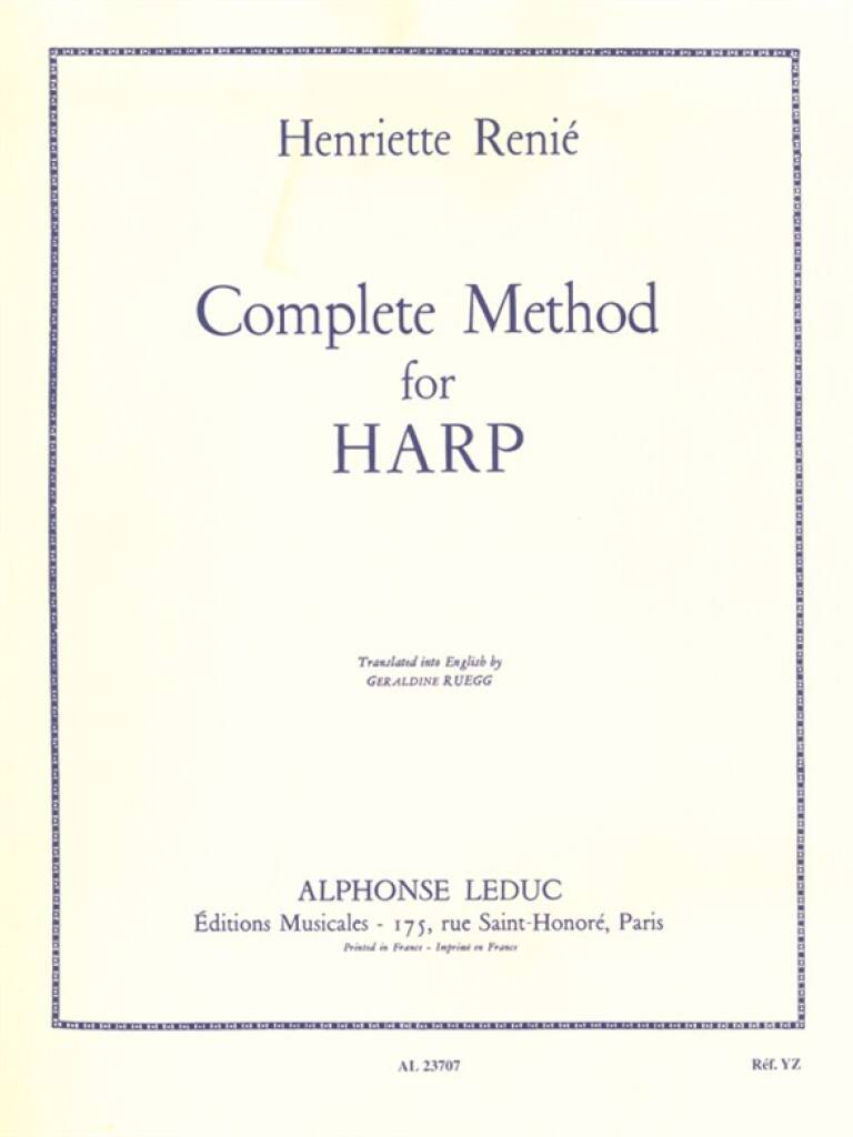 Renié: Complete Method for Harp