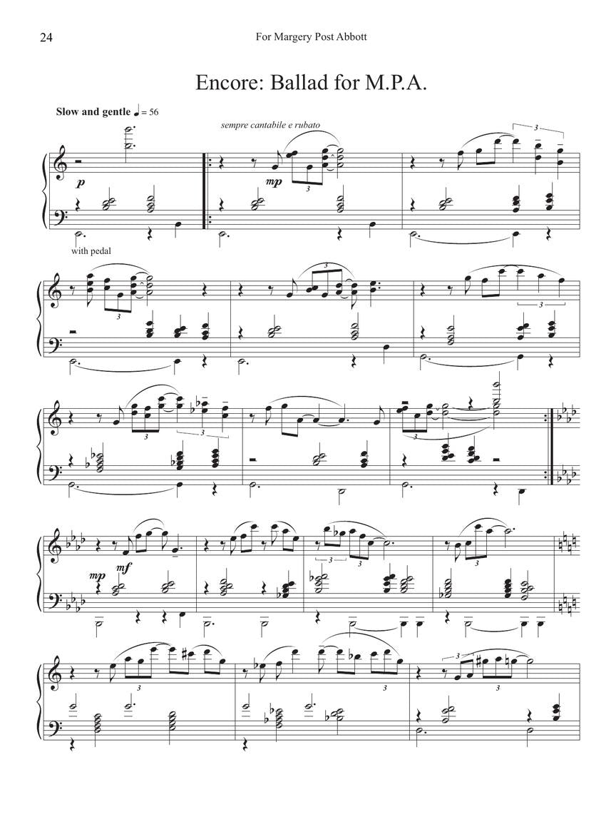 Schiff: 6 Songs Without Words (and an Encore)