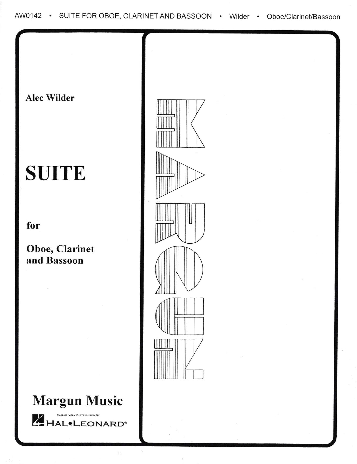 Wilder: Suite for Oboe, Clarinet and Bassoon