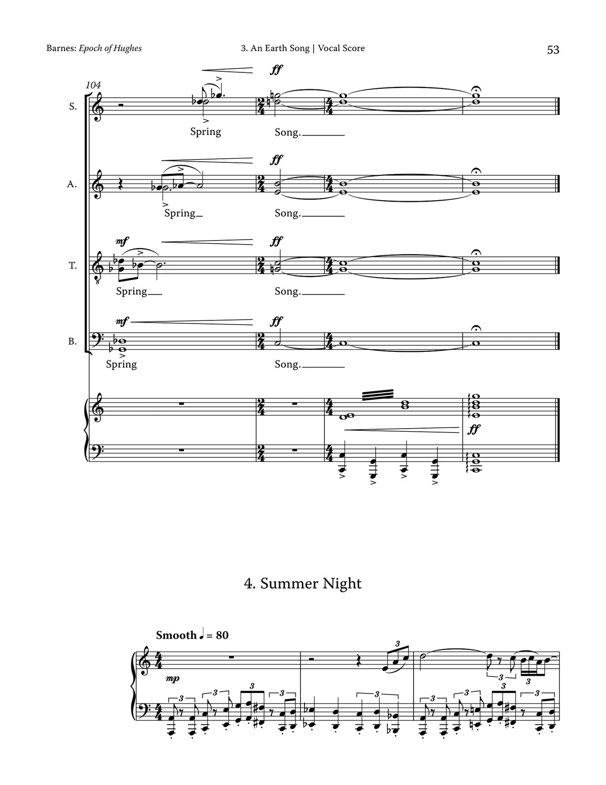 Barnes: Epoch of Hughes