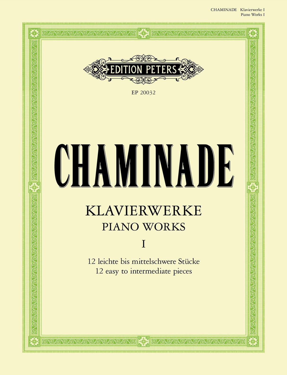 Chaminade: Piano Works Volume 1