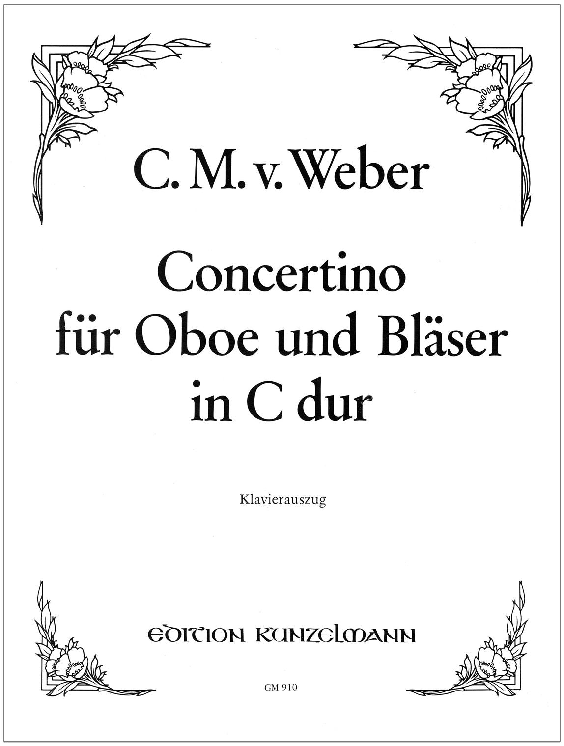 Weber: Concertino in C Major for Oboe and Winds