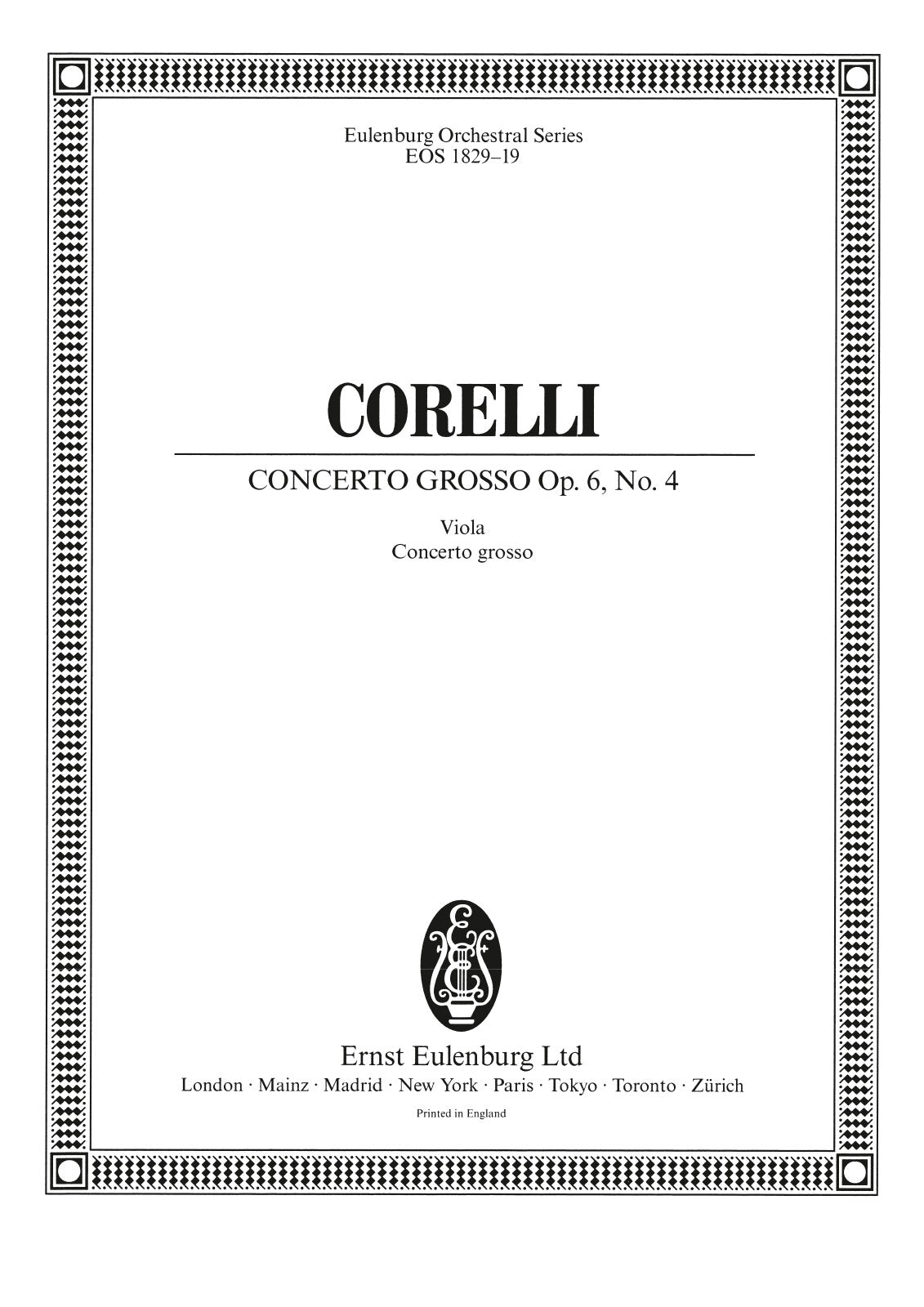 Corelli: Concerto grosso in D Major, Op. 6, No. 4