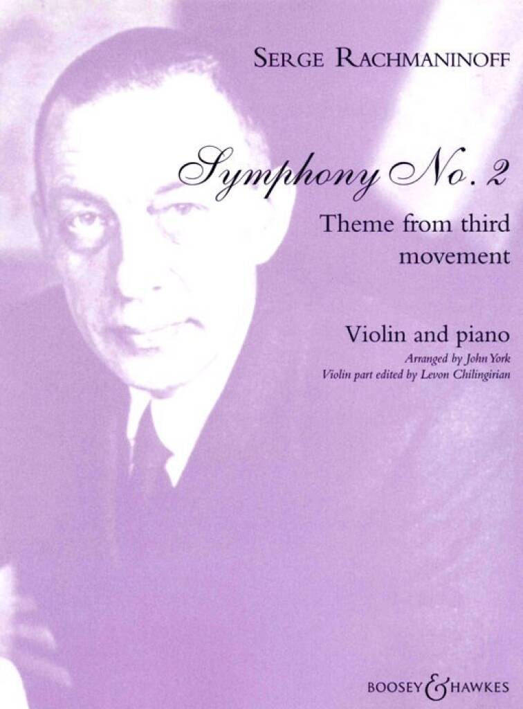 Rachmaninoff: Theme to 3rd Movement from Symphony No. 2 (arr. for violin & piano)