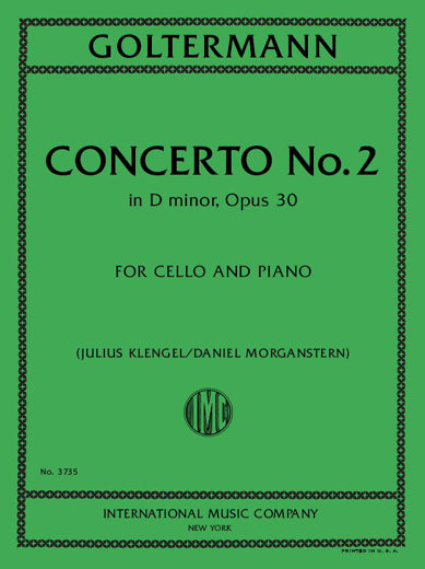 Goltermann: Cello Concerto No. 2 in D Minor, Op. 30