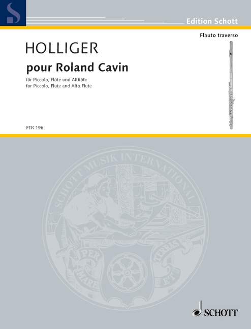 Holliger: pour Roland Cavin