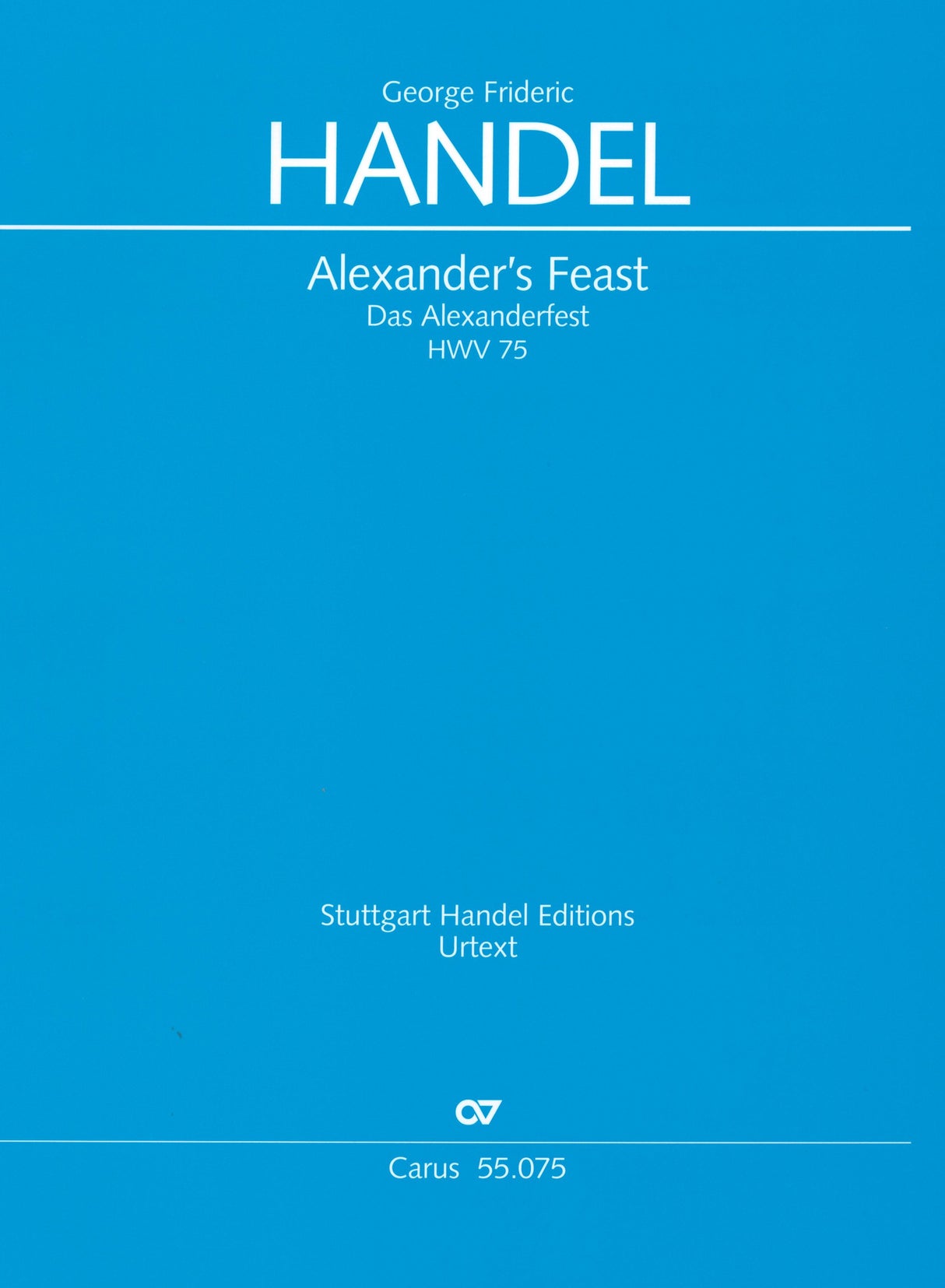 Handel: Alexander's Feast, HWV 75