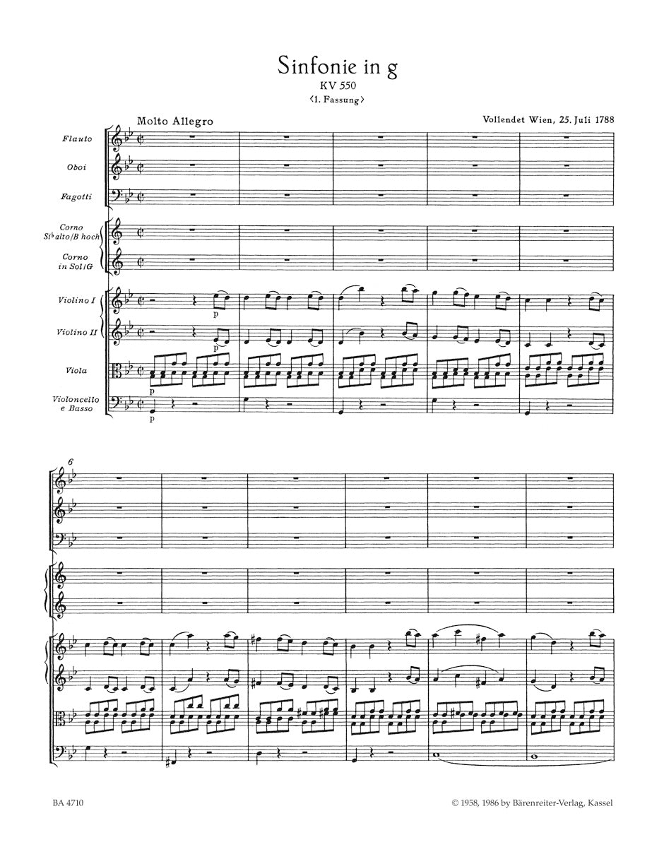 Mozart: Symphony No. 40 in G Minor, K. 550