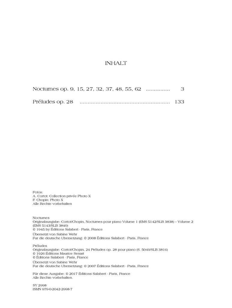 Chopin: Nocturnes and Preludes