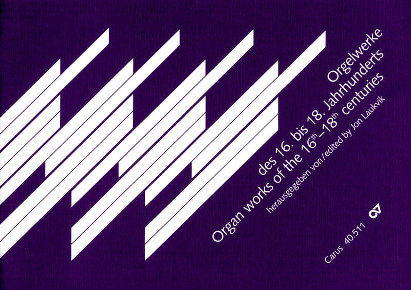 Organ Works of the 16th-18th Centuries