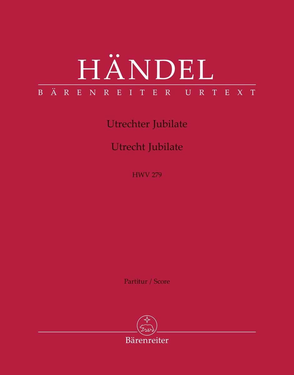 Handel: Jubilate zur Feier des Friedens von Utrecht, HWV 279