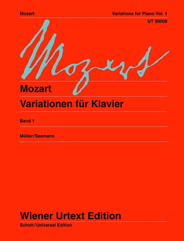 Mozart: Variations for Piano - Volume 1