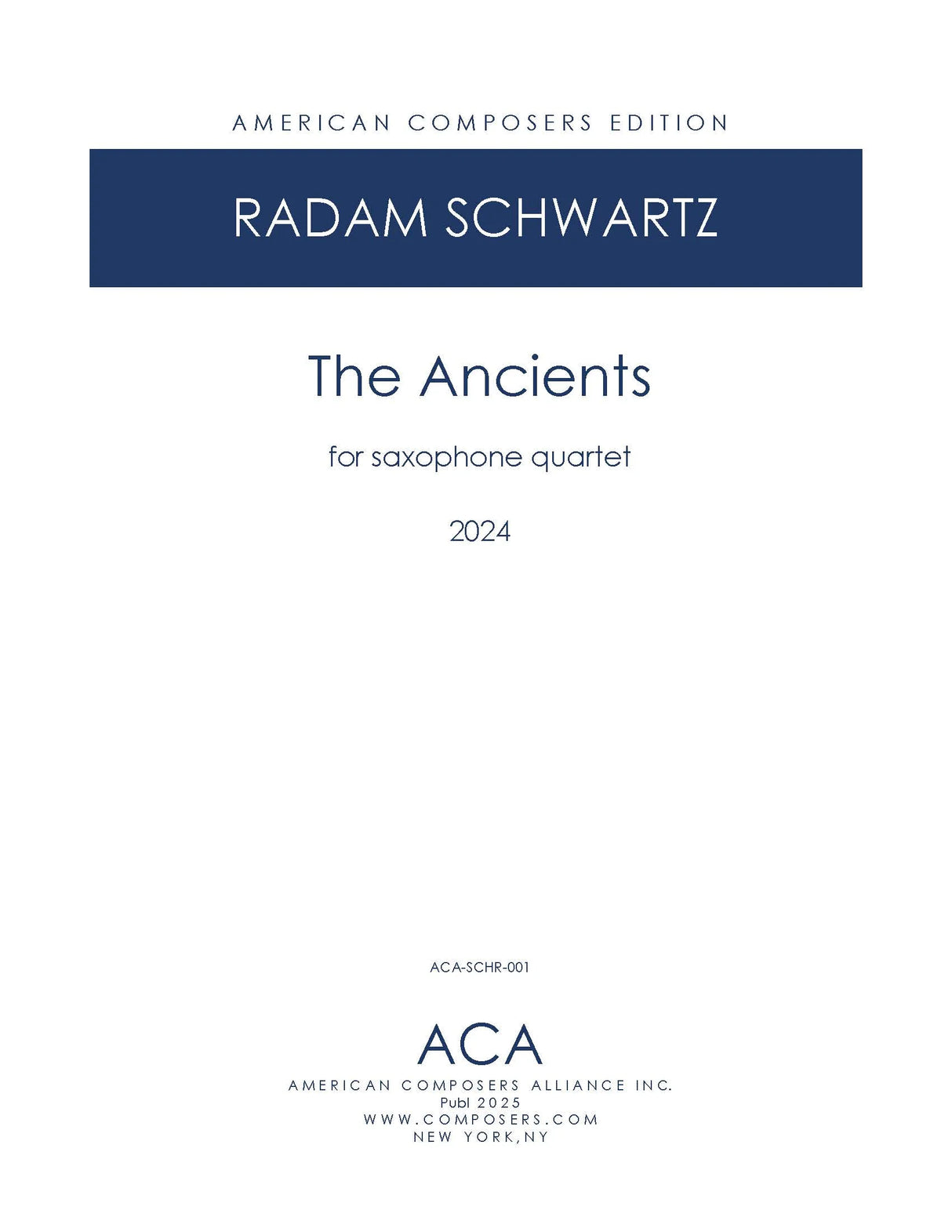 R. Schwartz: The Ancients