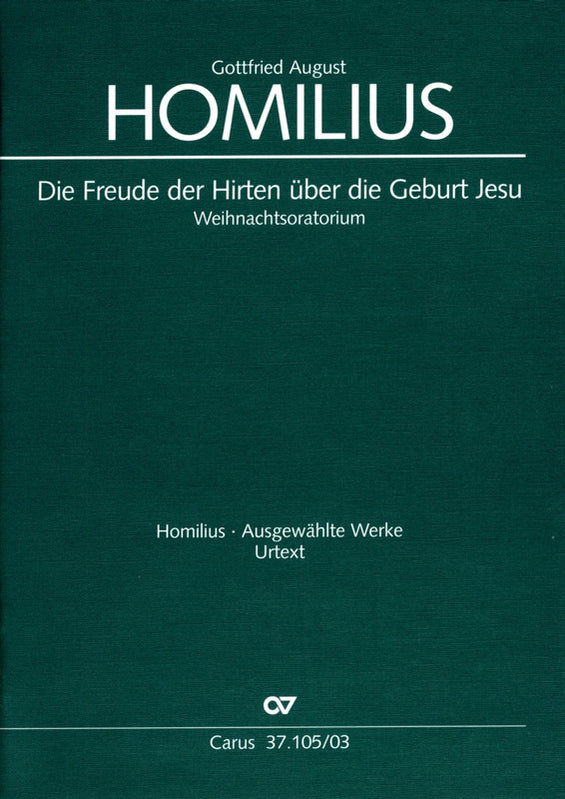 Homilius: Die Freude der Hirten über die Geburt Jesu, HoWV 1. 1