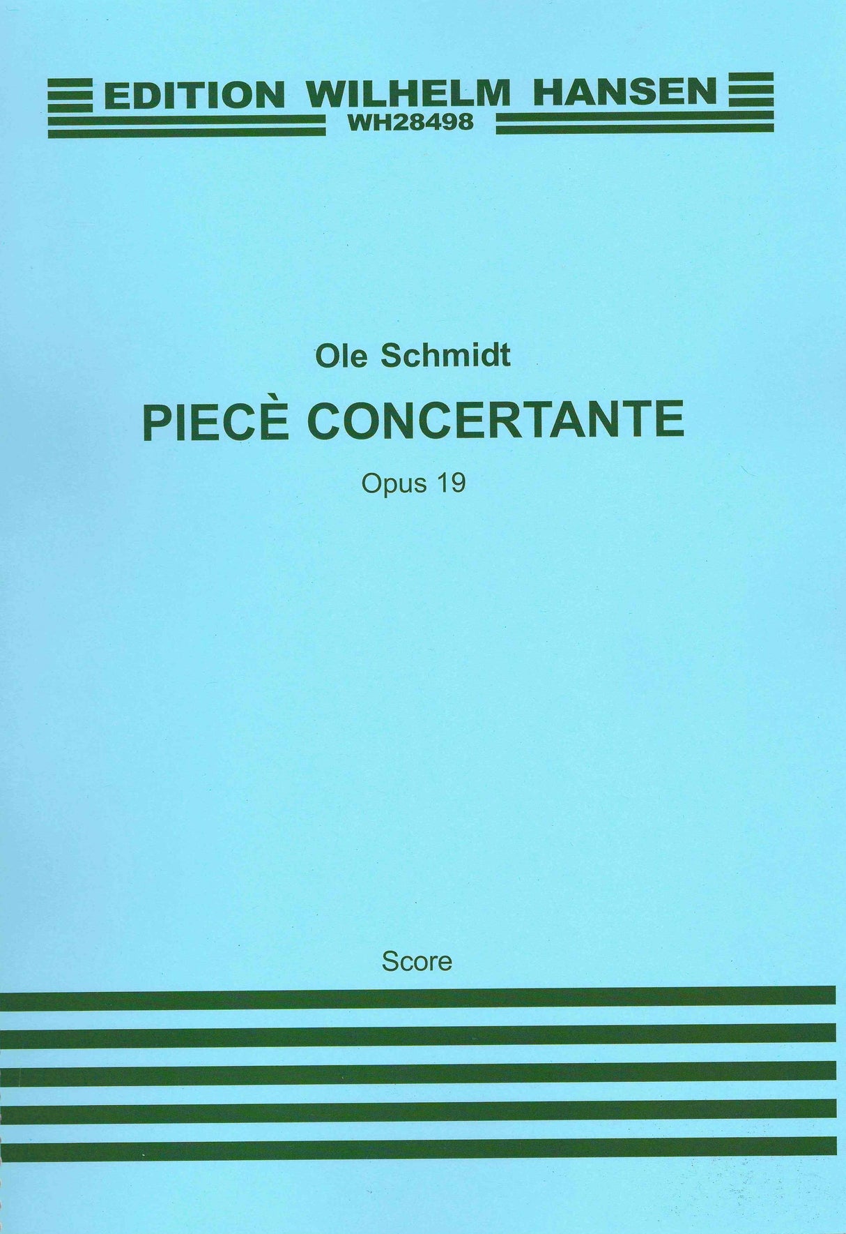 Schmidt: Piecè Concertante, Op. 19