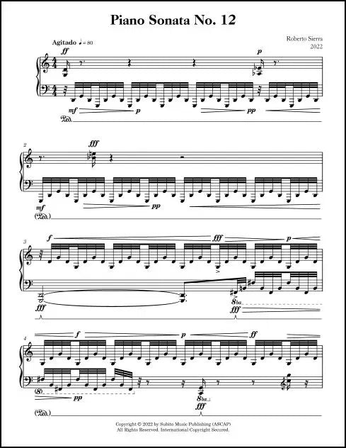 Sierra: Piano Sonata No. 12