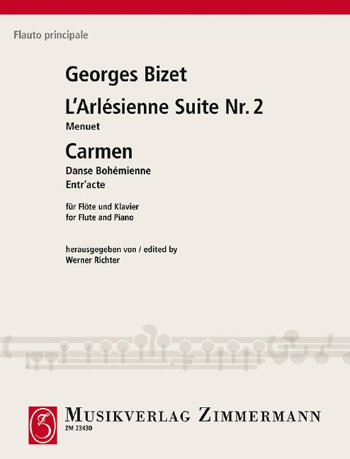 Bizet: Menuet & 2 Pieces from Carmen (arr. for flute & piano)
