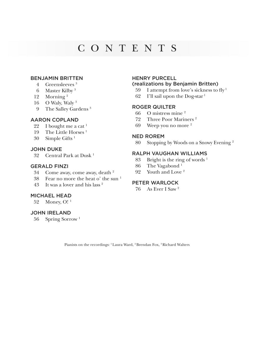 The Developing Classical Singer - Baritone