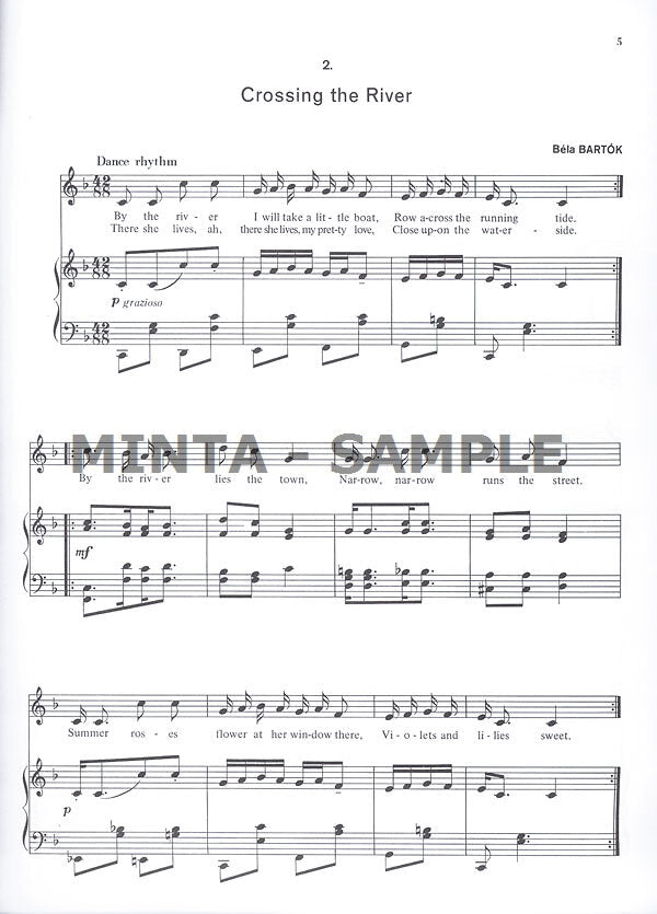 Hungarian Folksongs by Bartók & Kodály